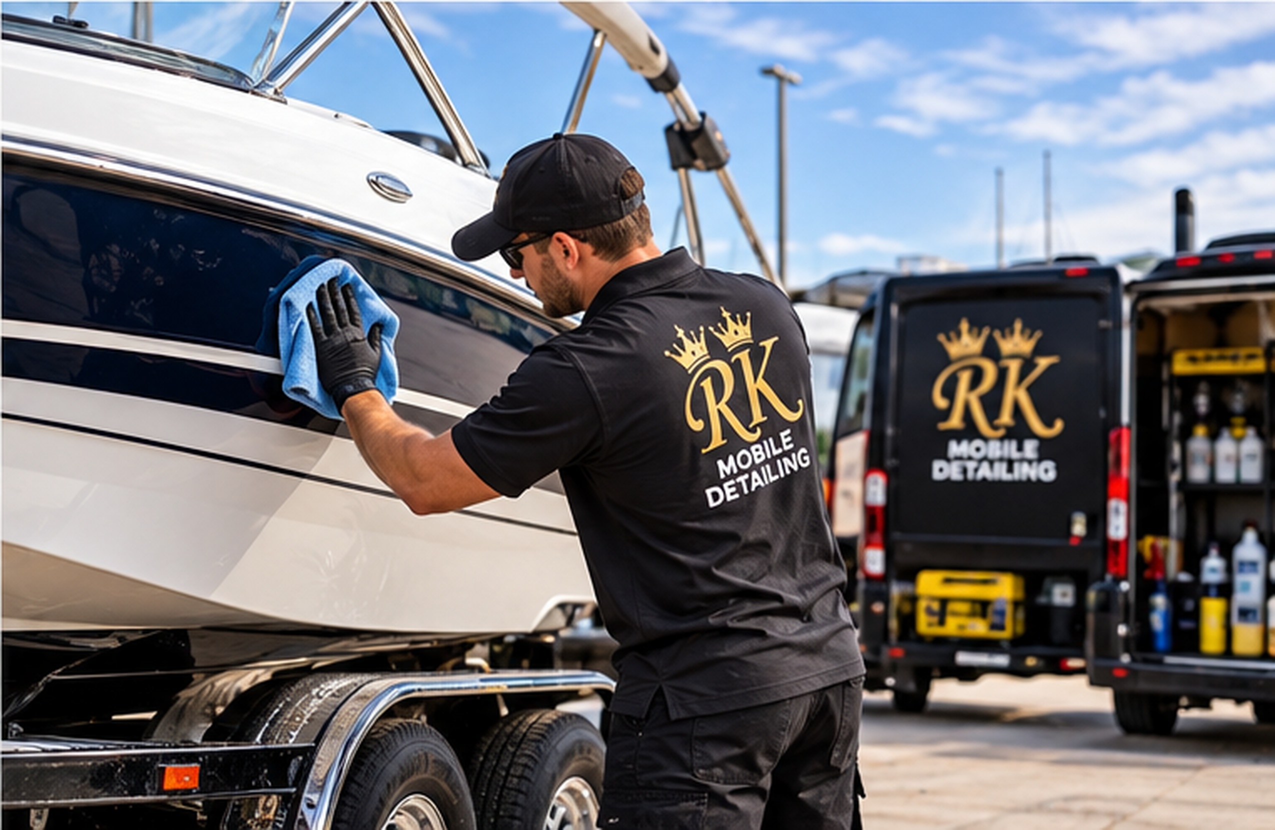 RK Mobile Detailing professional vehicle detailing in progress